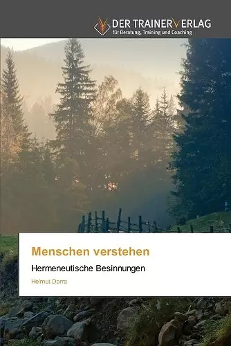 Menschen verstehen cover