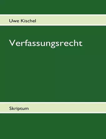 Verfassungsrecht cover