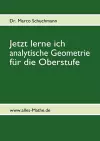 Jetzt lerne ich analytische Geometrie für die Oberstufe cover