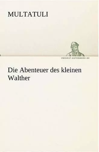 Die Abenteuer Des Kleinen Walther cover