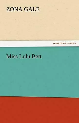 Miss Lulu Bett cover