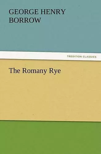 The Romany Rye cover