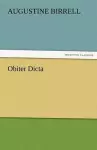 Obiter Dicta cover