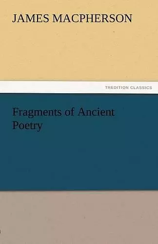 Fragments of Ancient Poetry cover