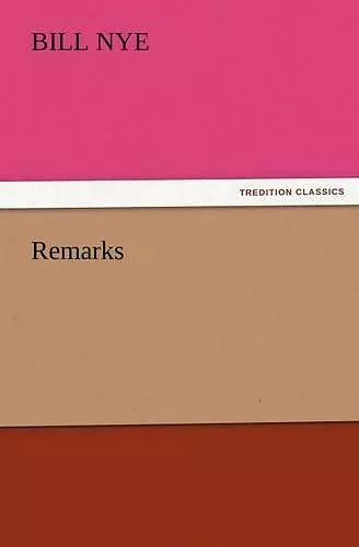 Remarks cover