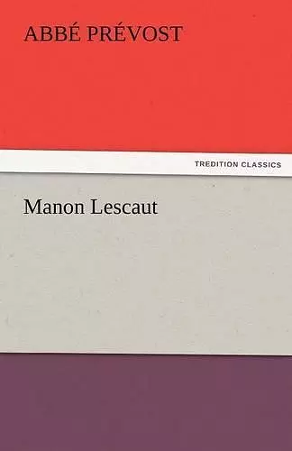 Manon Lescaut cover