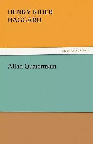 Allan Quatermain cover