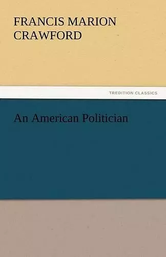 An American Politician cover