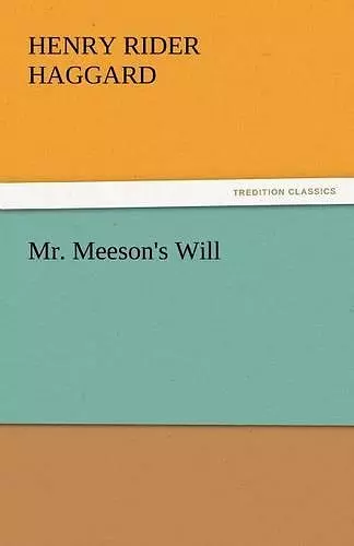 Mr. Meeson's Will cover