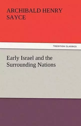 Early Israel and the Surrounding Nations cover