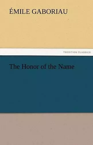 The Honor of the Name cover