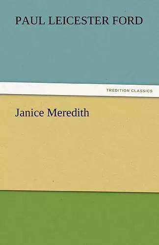 Janice Meredith cover