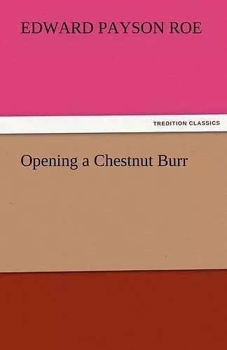 Opening a Chestnut Burr cover