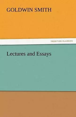 Lectures and Essays cover