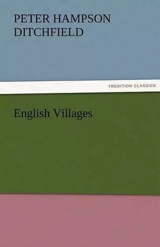 English Villages cover