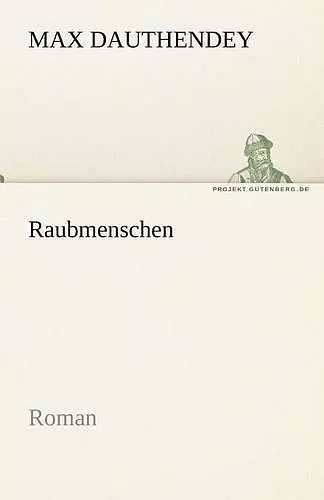 Raubmenschen cover