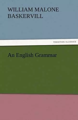 An English Grammar cover