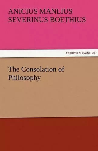 The Consolation of Philosophy cover