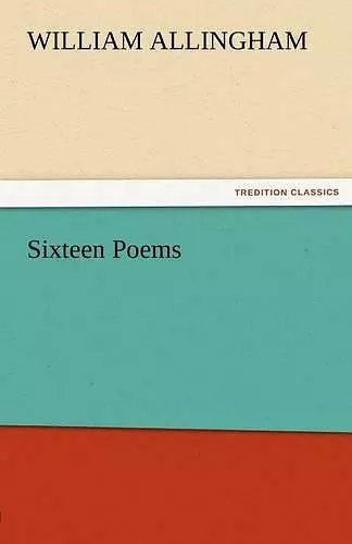 Sixteen Poems cover