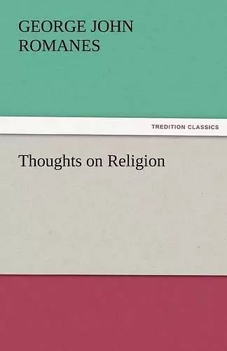 Thoughts on Religion cover