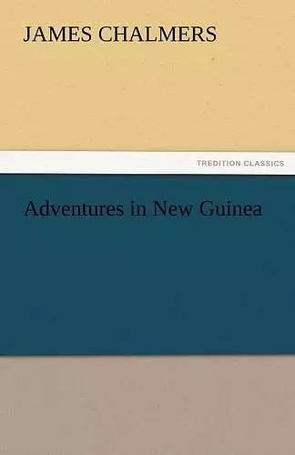 Adventures in New Guinea cover