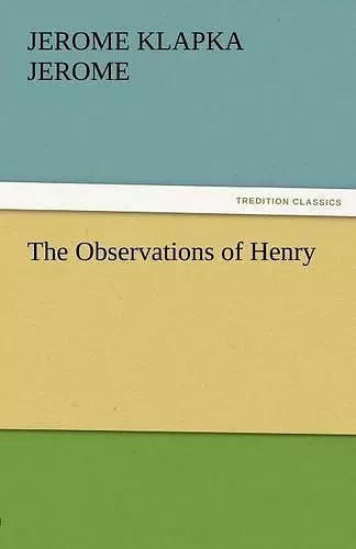 The Observations of Henry cover