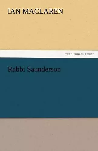 Rabbi Saunderson cover