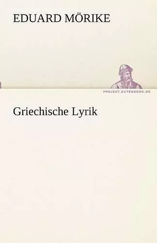 Griechische Lyrik cover