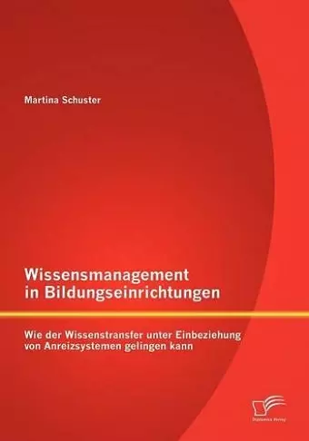 Wissensmanagement in Bildungseinrichtungen cover