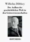 Der Aufbau der geschichtlichen Welt in den Geisteswissenschaften cover