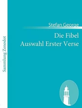 Die Fibel Auswahl Erster Verse cover