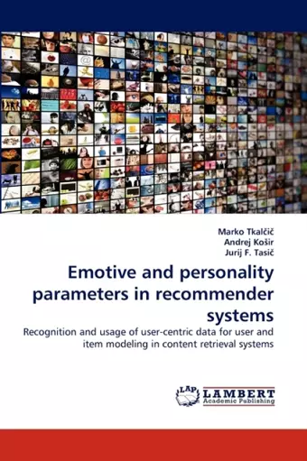 Emotive and personality parameters in recommender systems cover