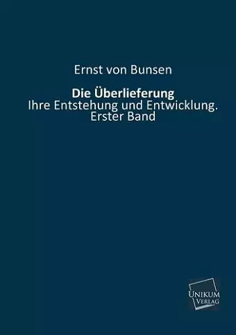 Die Uberlieferung cover