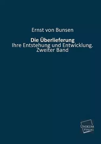 Die Uberlieferung cover