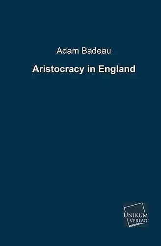 Aristocracy in England cover