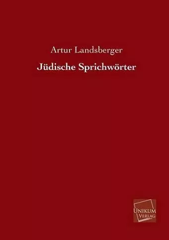 Judische Sprichworter cover