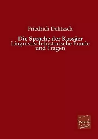 Die Sprache Der Kossaer cover