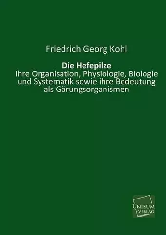 Die Hefepilze cover