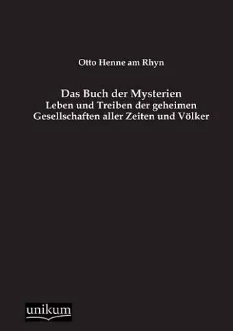 Das Buch der Mysterien cover