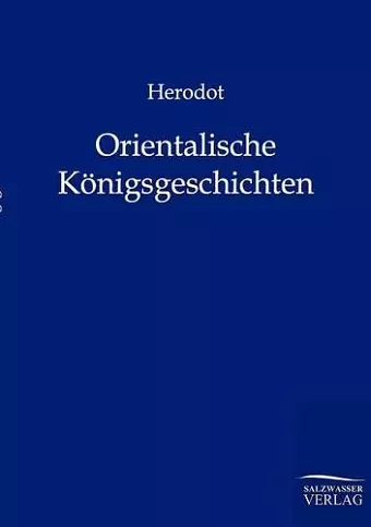 Orientalische Königsgeschichten cover