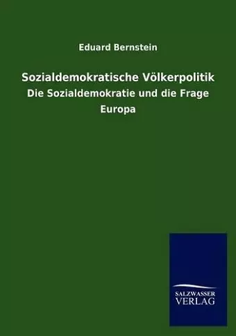 Sozialdemokratische Völkerpolitik cover