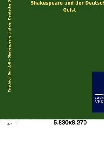 Shakespeare und der Deutsche Geist cover