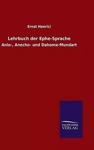 Lehrbuch der Ephe-Sprache cover