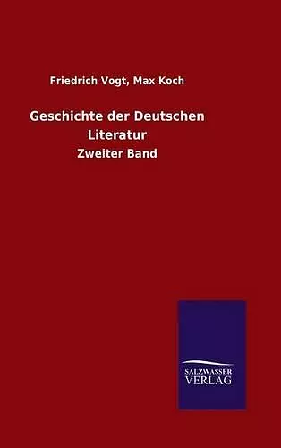 Geschichte der Deutschen Literatur cover