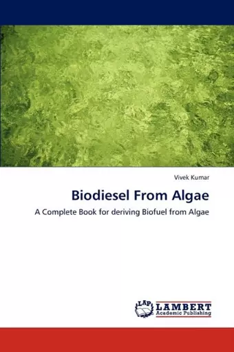 Biodiesel from Algae cover