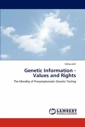 Genetic Information - Values and Rights cover