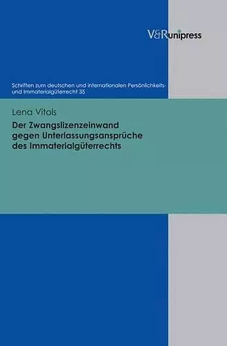 Schriften zum deutschen und internationalen PersÃ¶nlichkeits- und ImmaterialgÃ"terrecht. cover