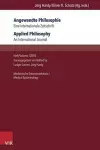 Angewandte Philosophie. Eine internationale Zeitschrift / Applied Philosophy. An International Journal cover