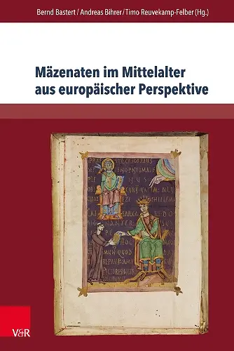 Mäzenaten im Mittelalter aus europäischer Perspektive cover