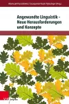 Angewandte Linguistik - Neue Herausforderungen und Konzepte cover